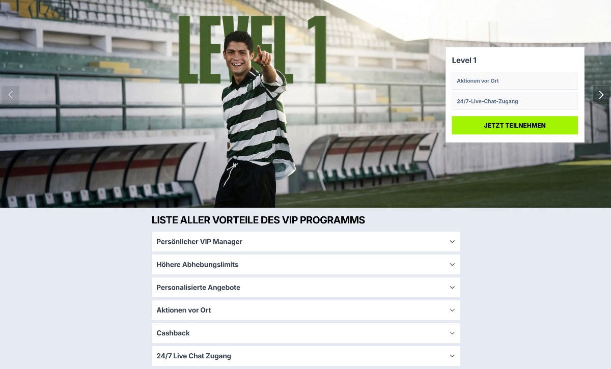 Online Casino VIP Programm